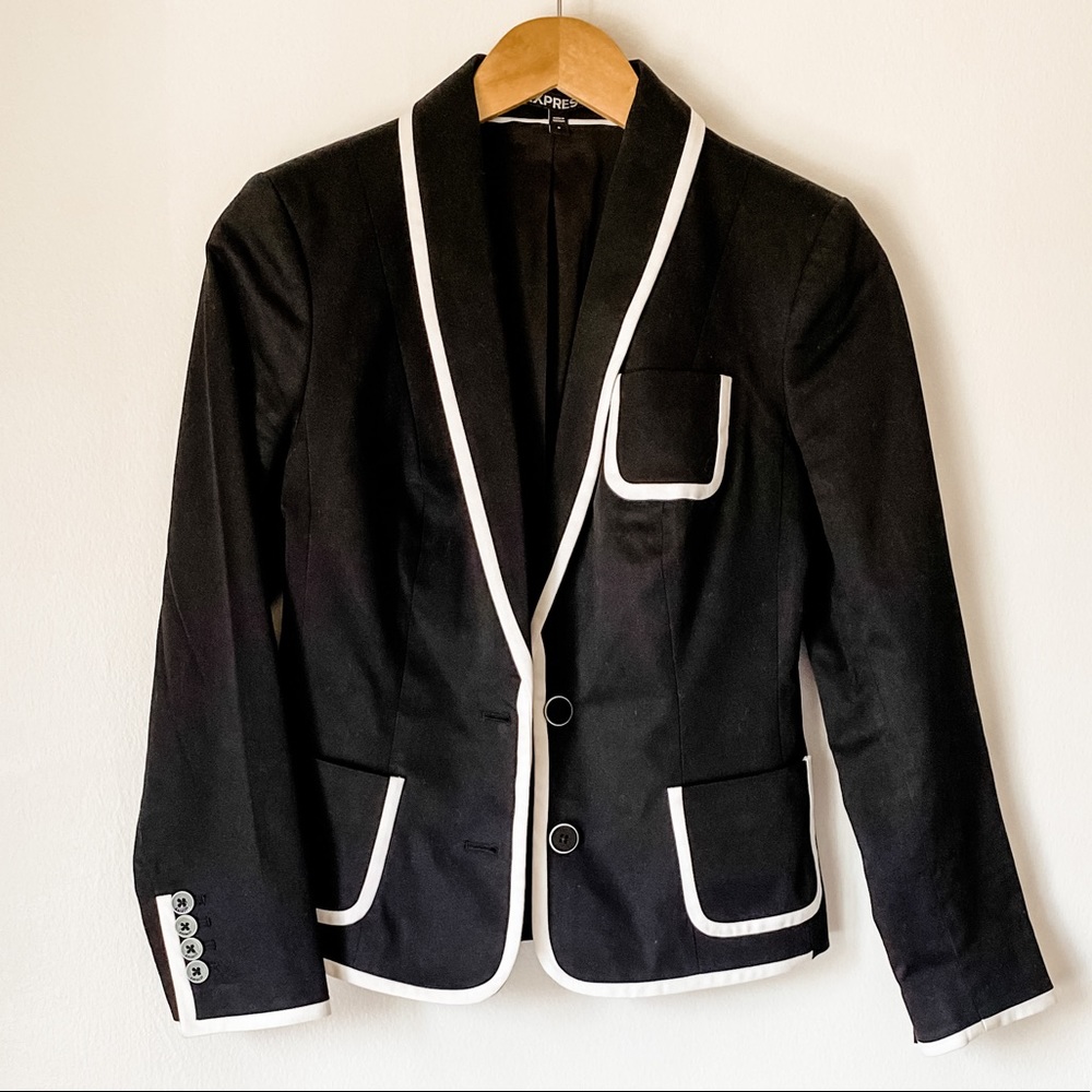 Express black dress blazer